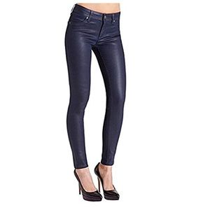 DL1961 Instasculpt Black Jeans (Faux leather look)